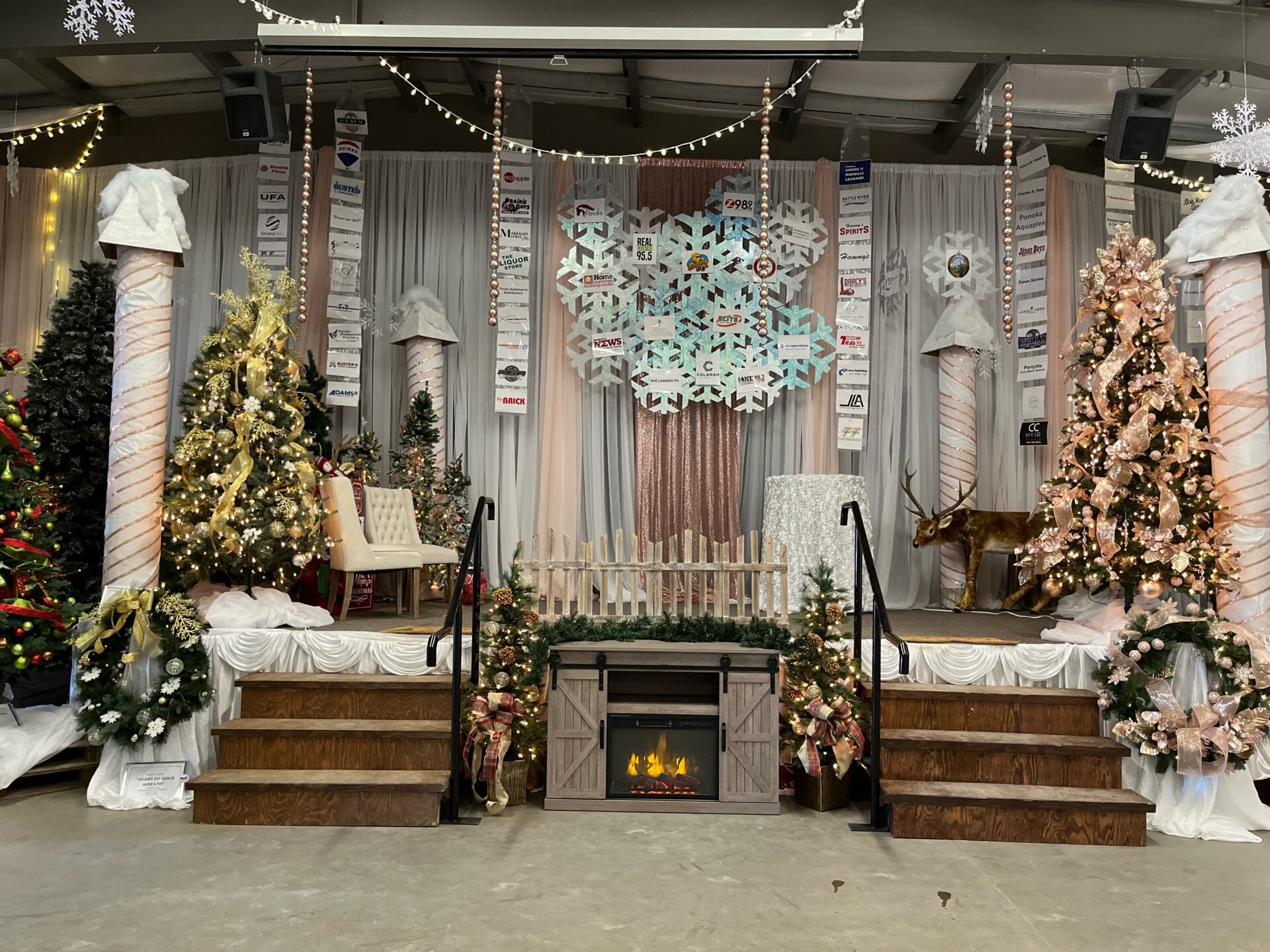 Ponoka Festival of Trees stage